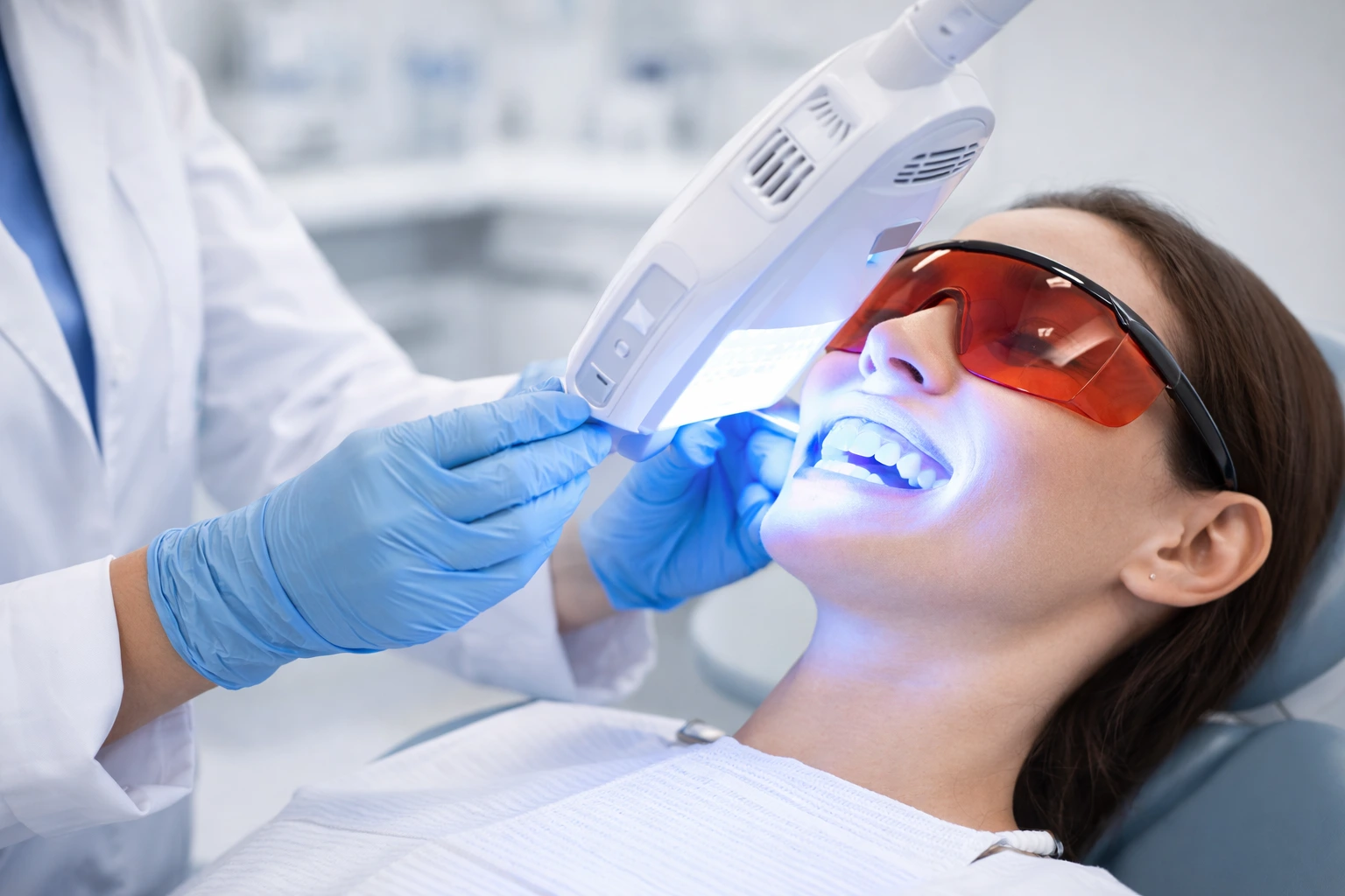 dentist teeth whitening