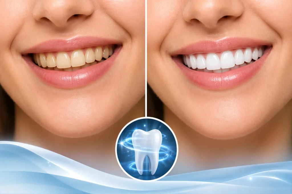 Teeth Whitening Before and After